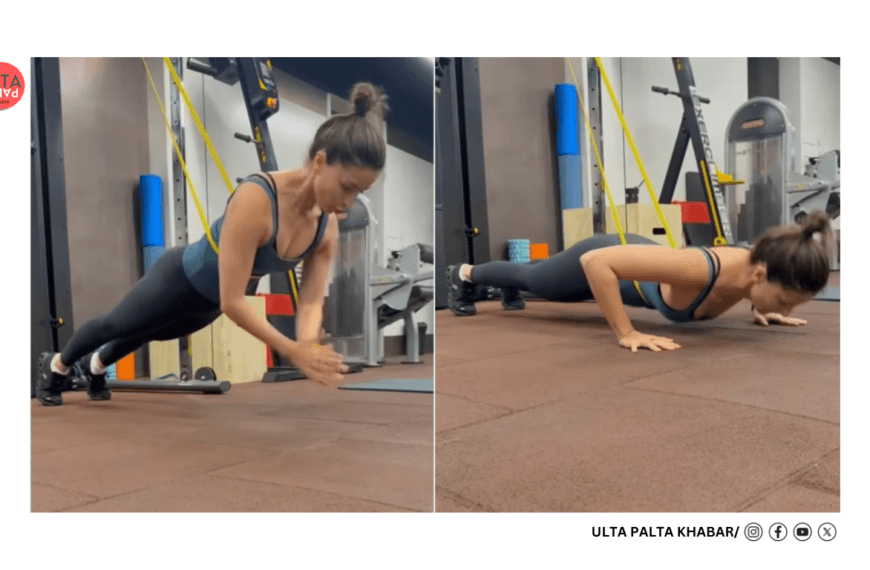 The actress proves she’s Bollywood’s ultimate fitness queen!