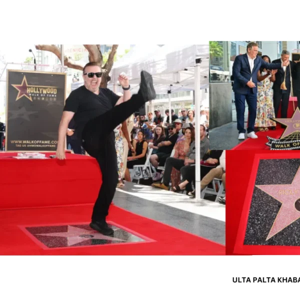 Ricky Gervais Gets Hollywood Walk of Fame Star!,…