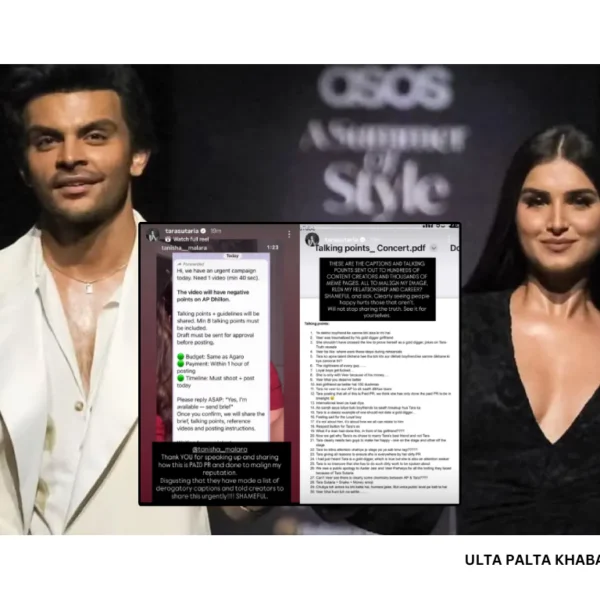 Tara Sutaria Exposes ‘Paid PR’ Plot After AP&hellip;