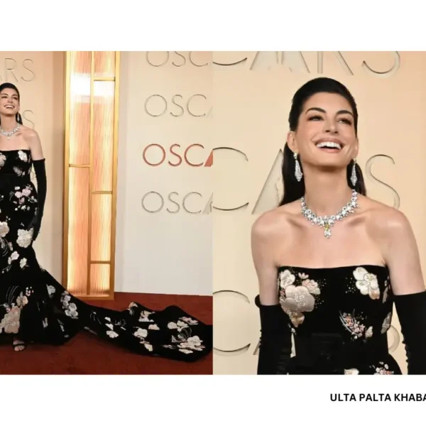 Anne Hathaway Stuns Oscars 2026 Red Carpet in&hellip;